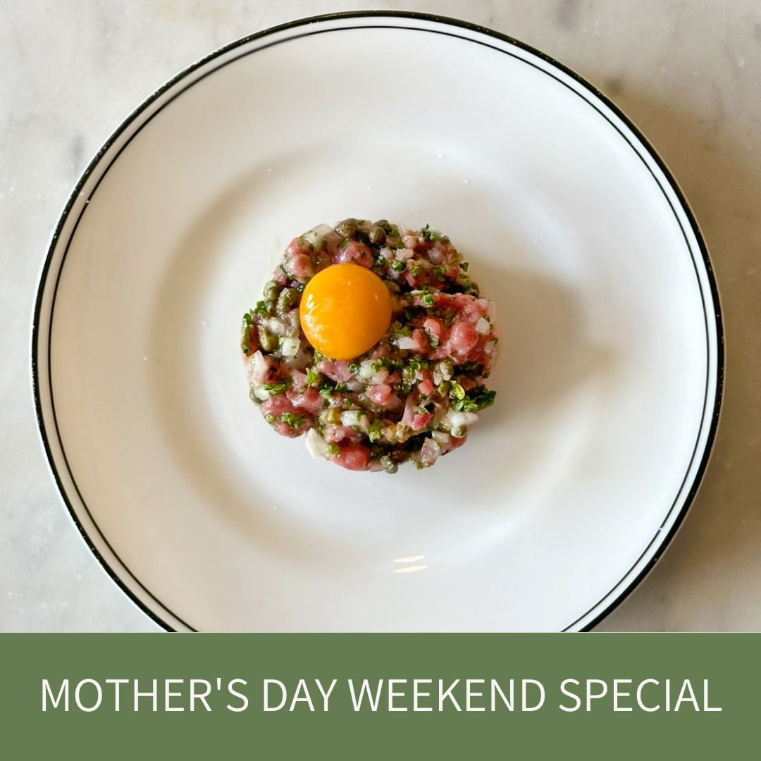 Devonshire lamb tartare - available from 27th March