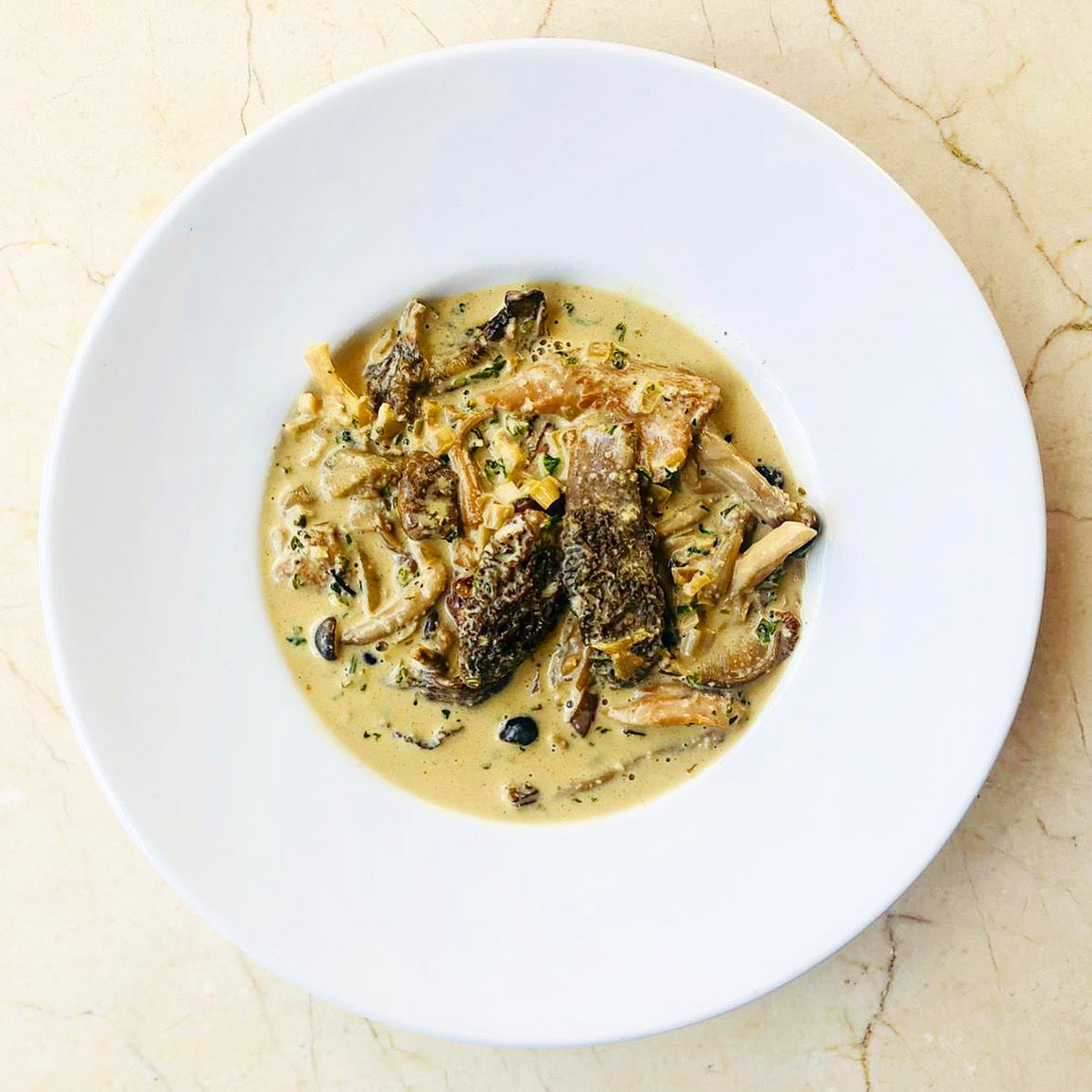 Wild mushroom ragout (V)